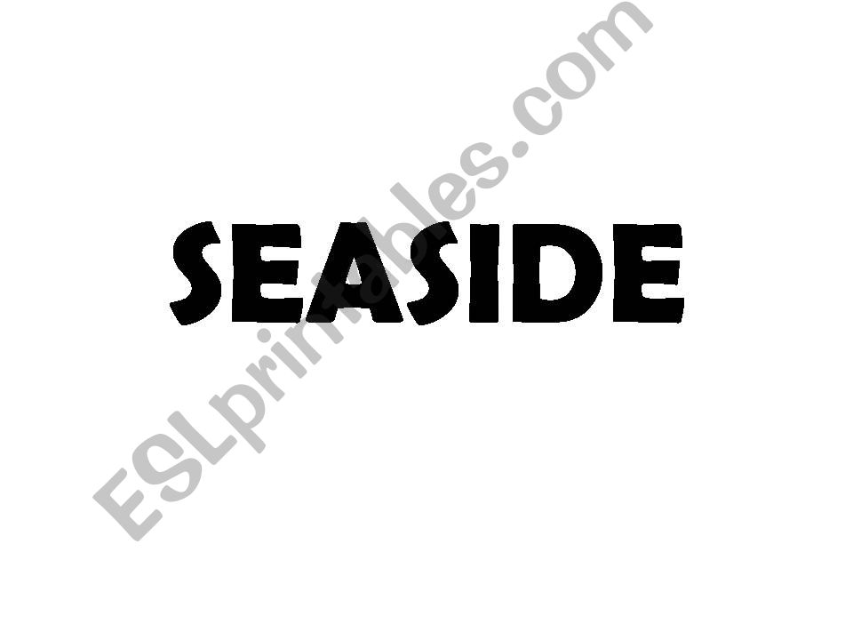 Seaside - flashcards powerpoint