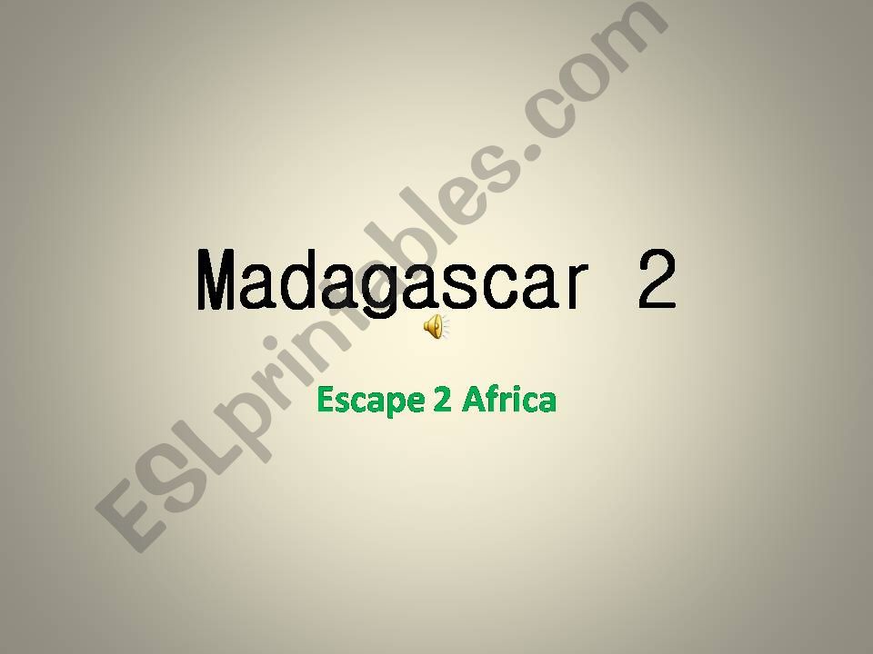 Madagascar powerpoint