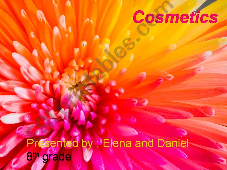 Cosmetics powerpoint