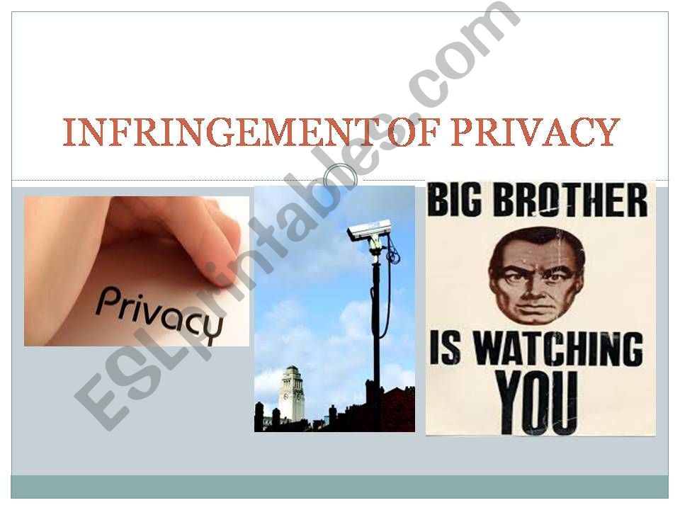 infringement of privacy powerpoint