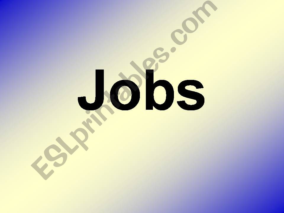 Jobs powerpoint