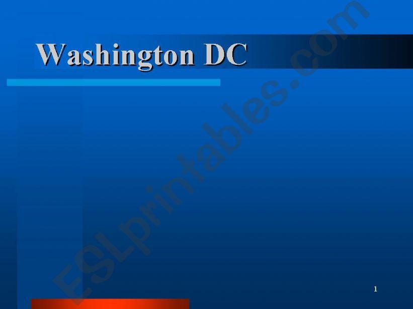 Washington DC powerpoint