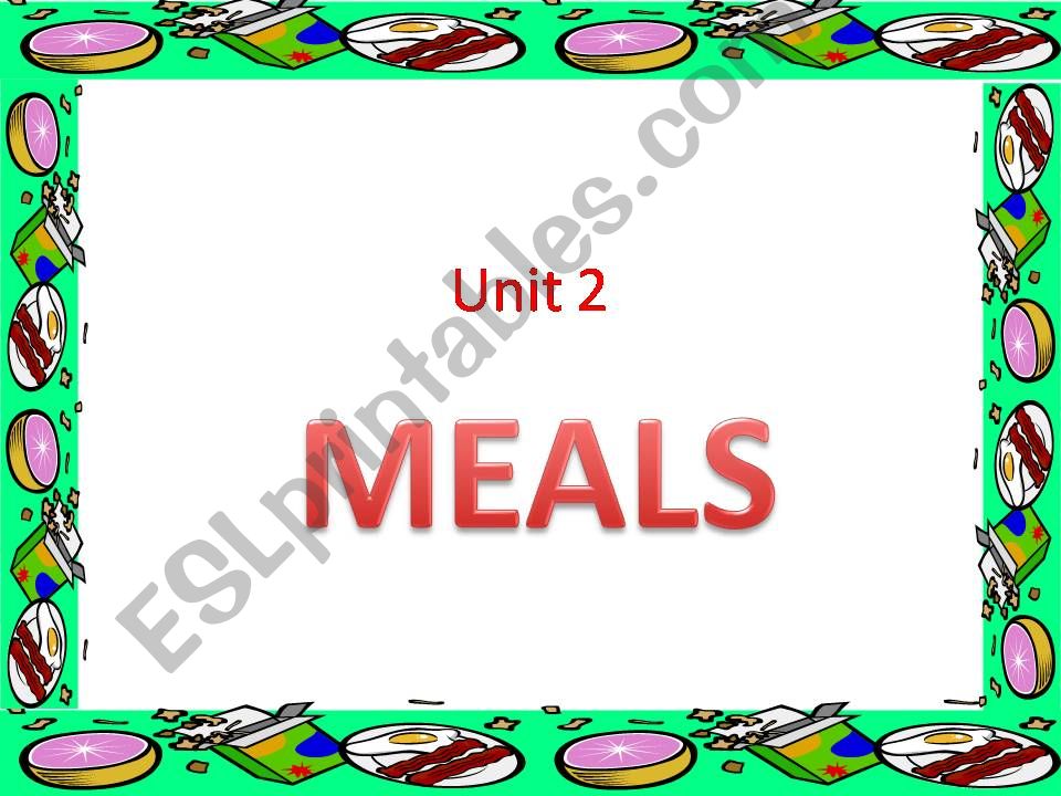 meals powerpoint