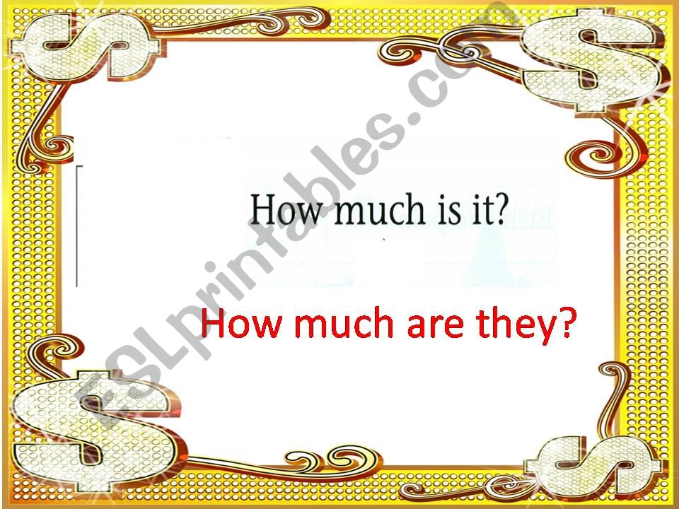 how much is it? powerpoint