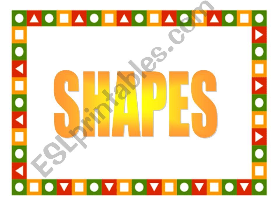 SHAPES powerpoint