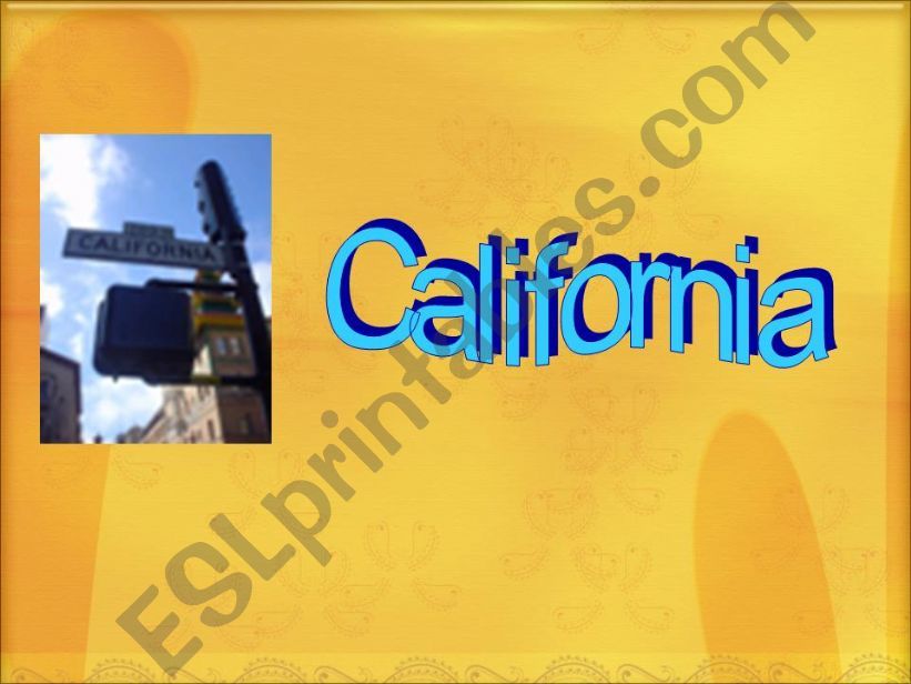 CALIFORNIA powerpoint