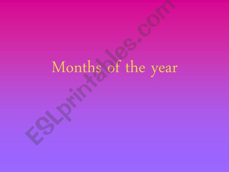 Months of the year and seasons in Peru