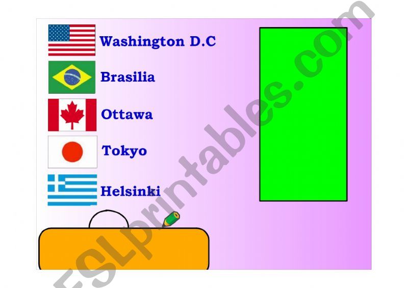countries and capitals powerpoint