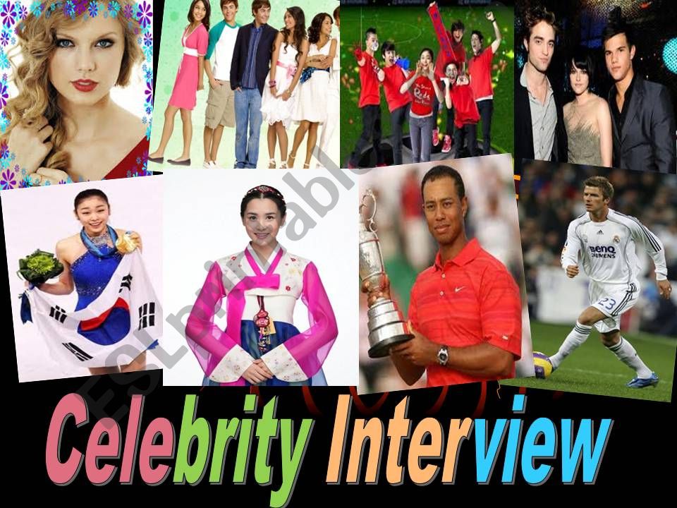 Celebrity Interview powerpoint