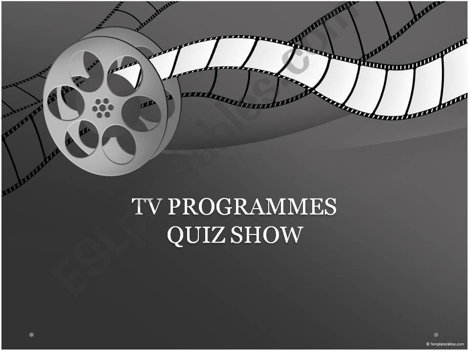tv programmes quiz show powerpoint
