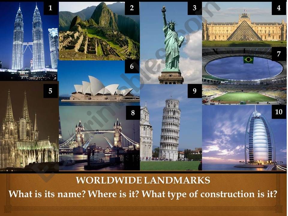 World Landmarks powerpoint