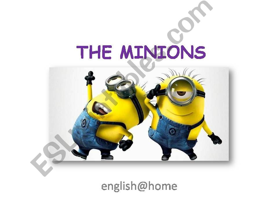 The Minions powerpoint