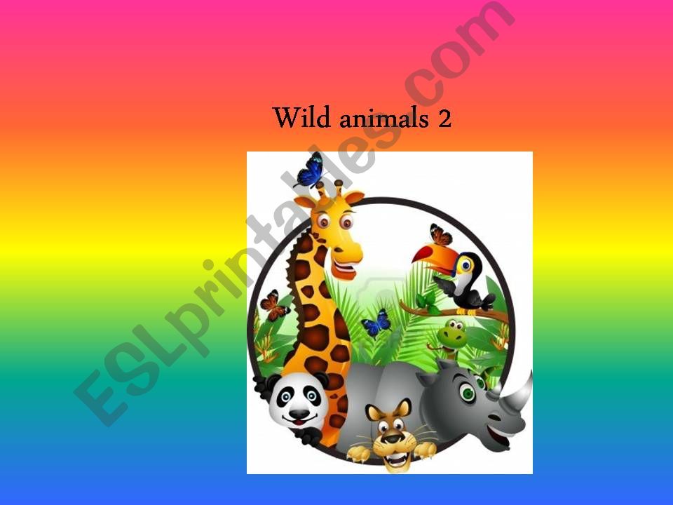 wild animals  part 2 powerpoint