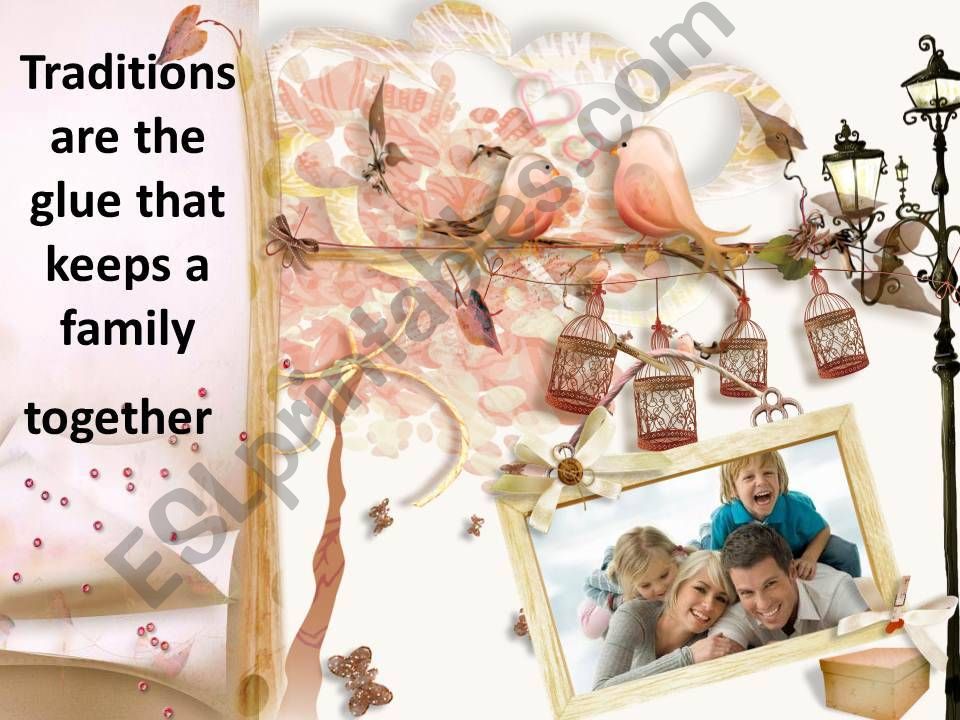 10 family traditions powerpoint