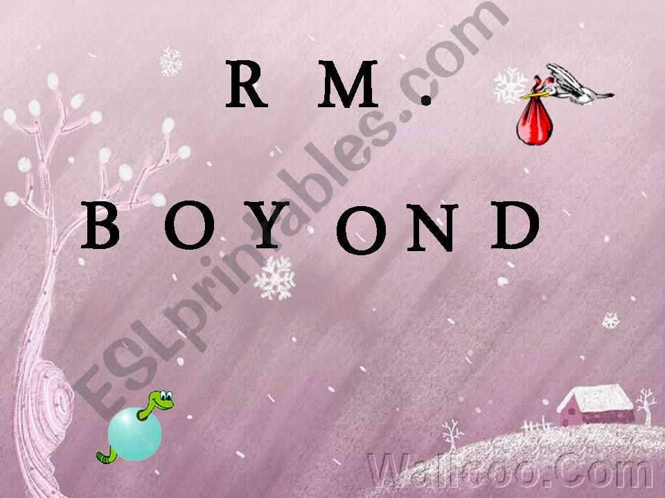 Poem - MR. NOBODY ( with hyperlinked pictures and animated )