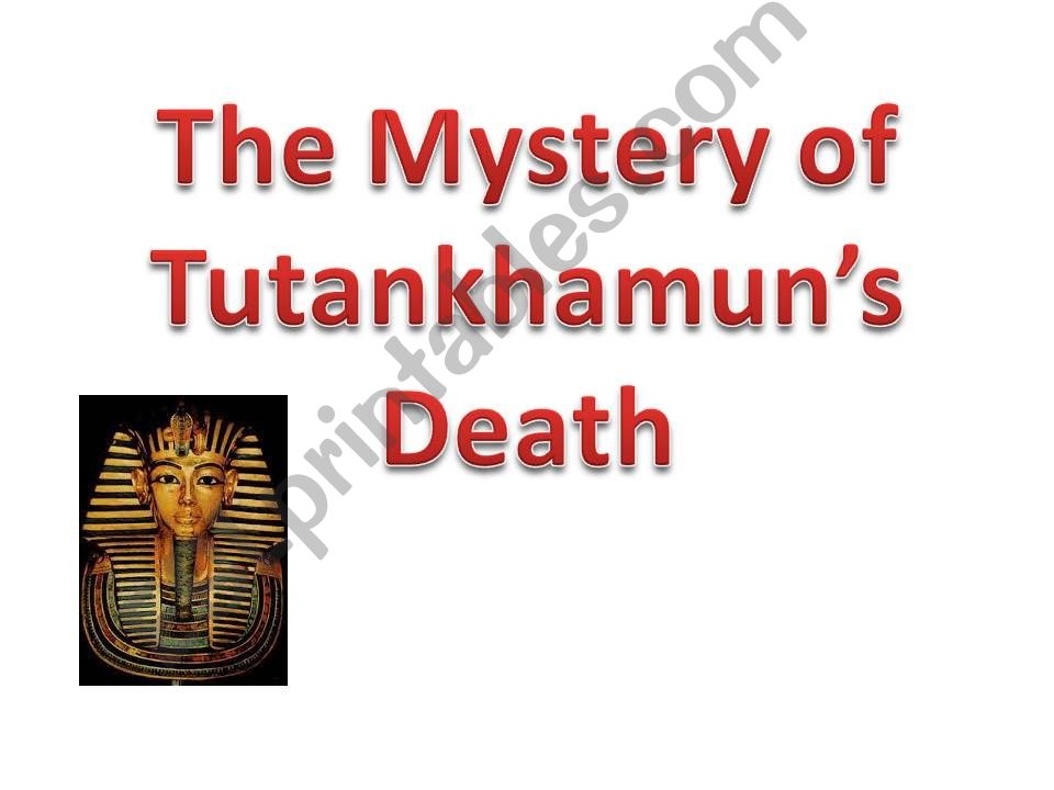 The mystery of Tutankhamuns death
