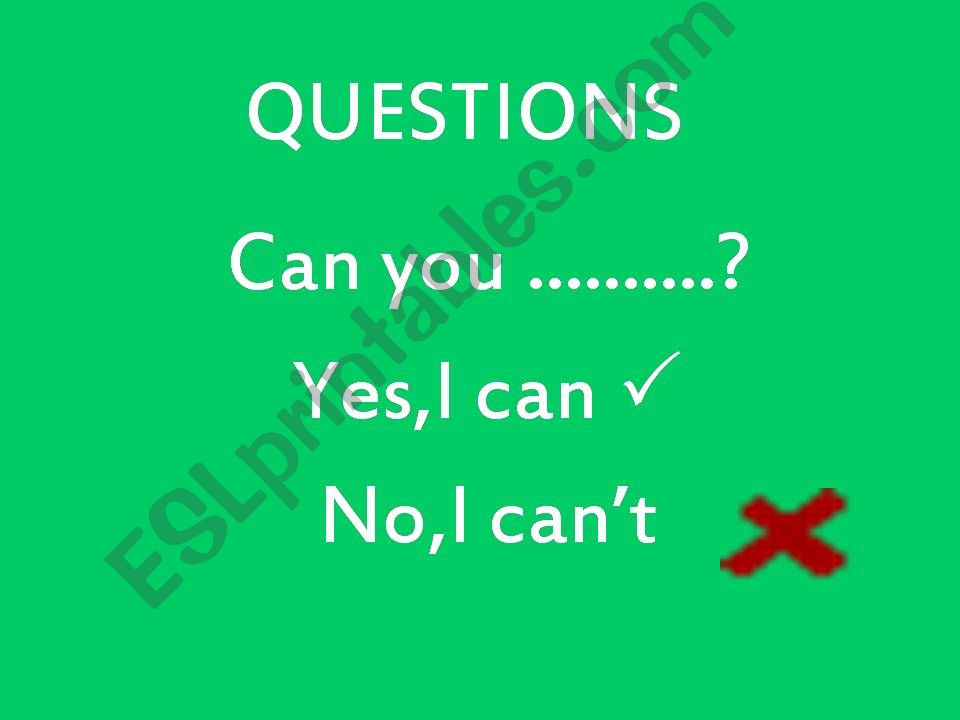 Can you....? powerpoint