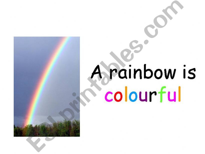 Colours part 2 powerpoint