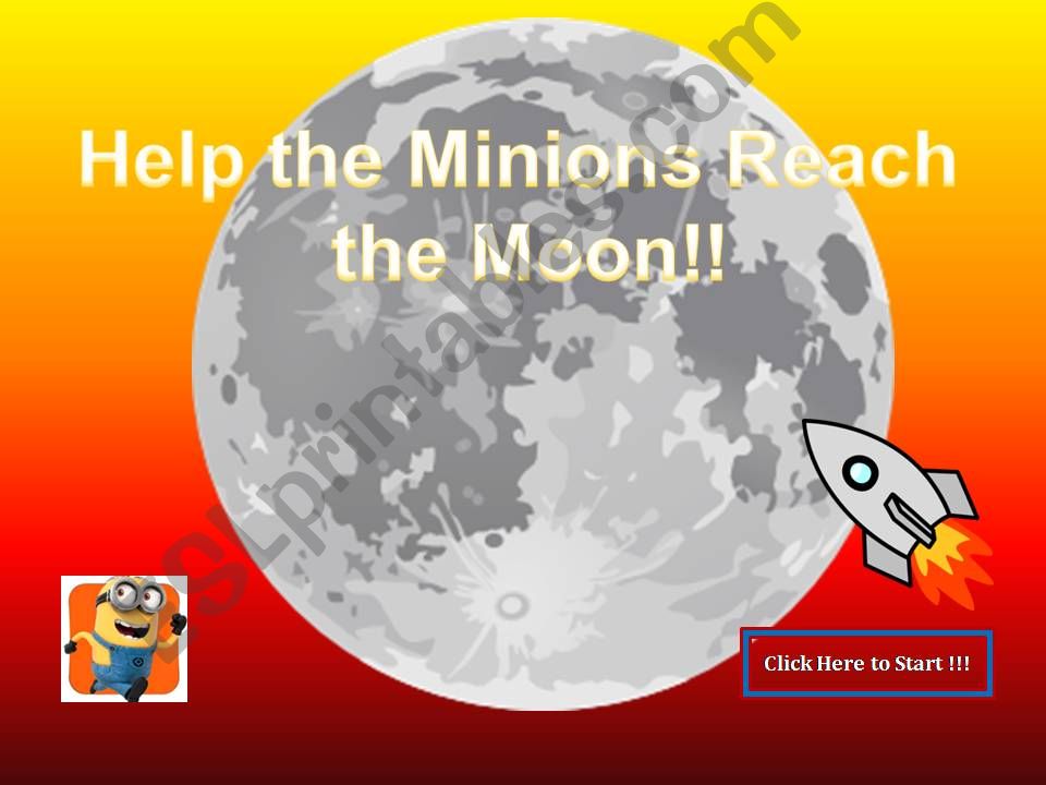 Minions To the Moon! Part 1 powerpoint