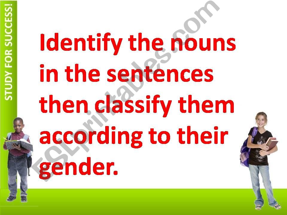 Drills - Gender of Nuns powerpoint