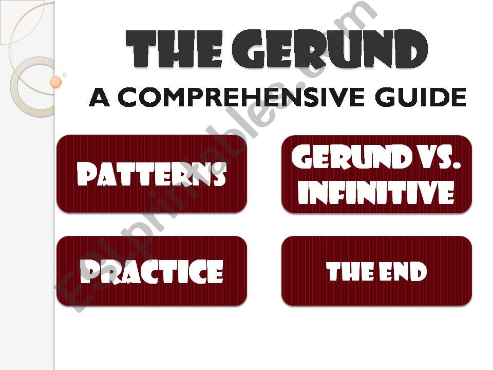 The Gerund powerpoint