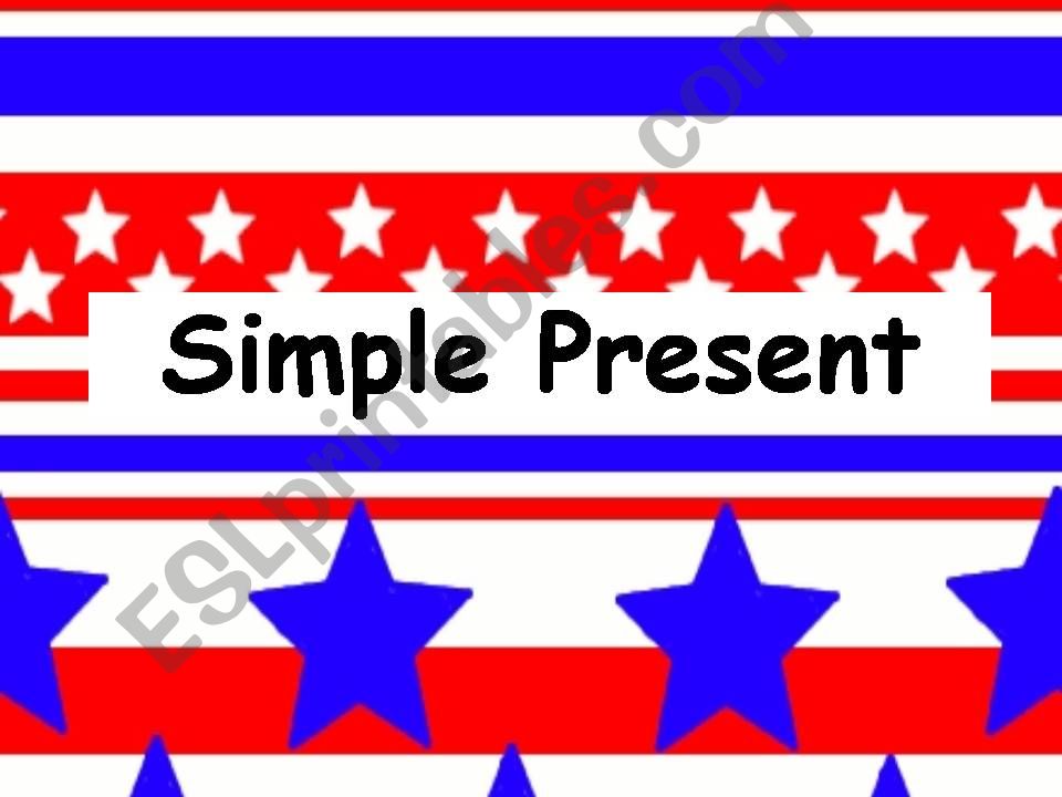 PRESENT SIMPLE powerpoint