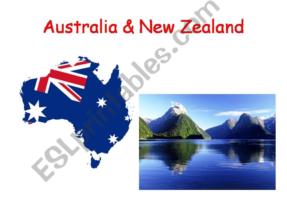 Australia and New Zealand powerpoint