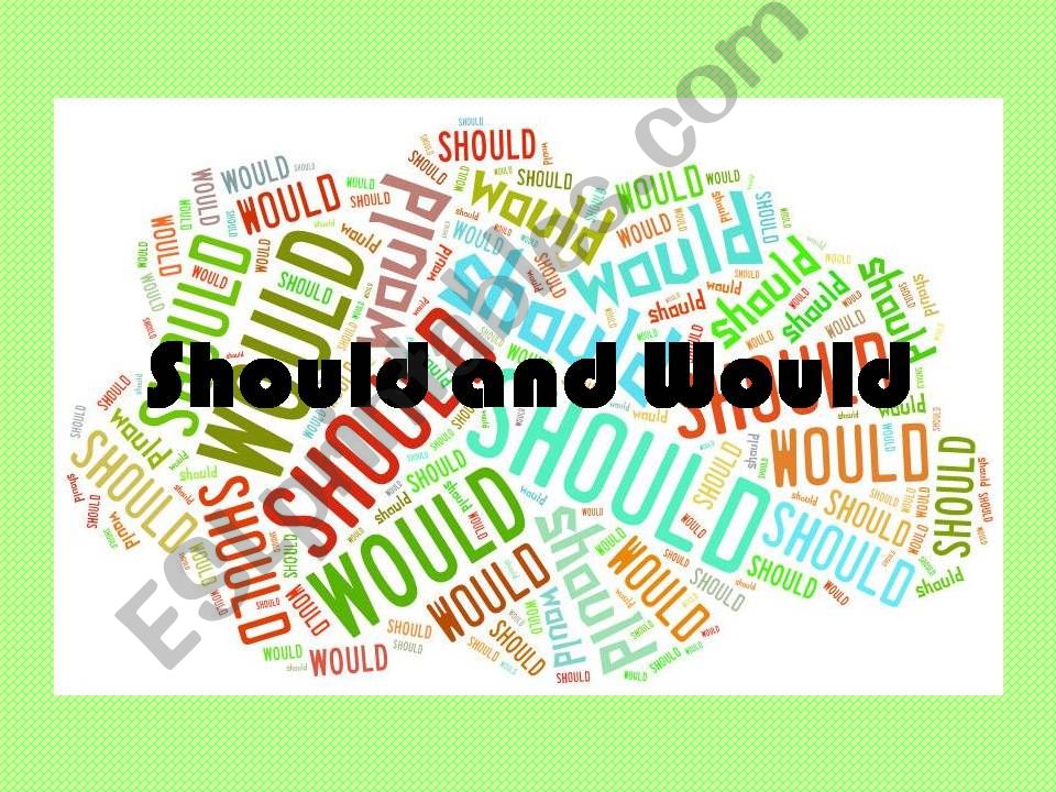 Should and Would powerpoint