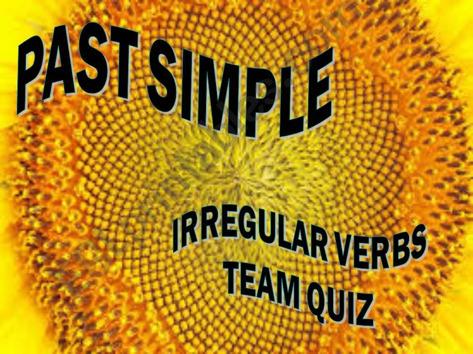 past simple quiz powerpoint