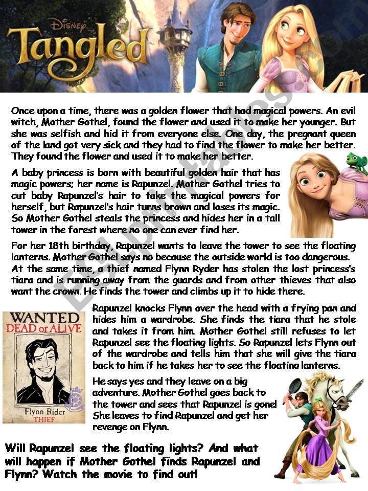 Tangled Movie Synopsis powerpoint