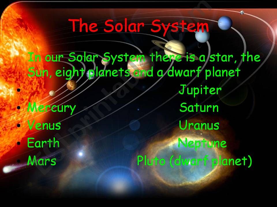 The Solar System: Mars and Venus