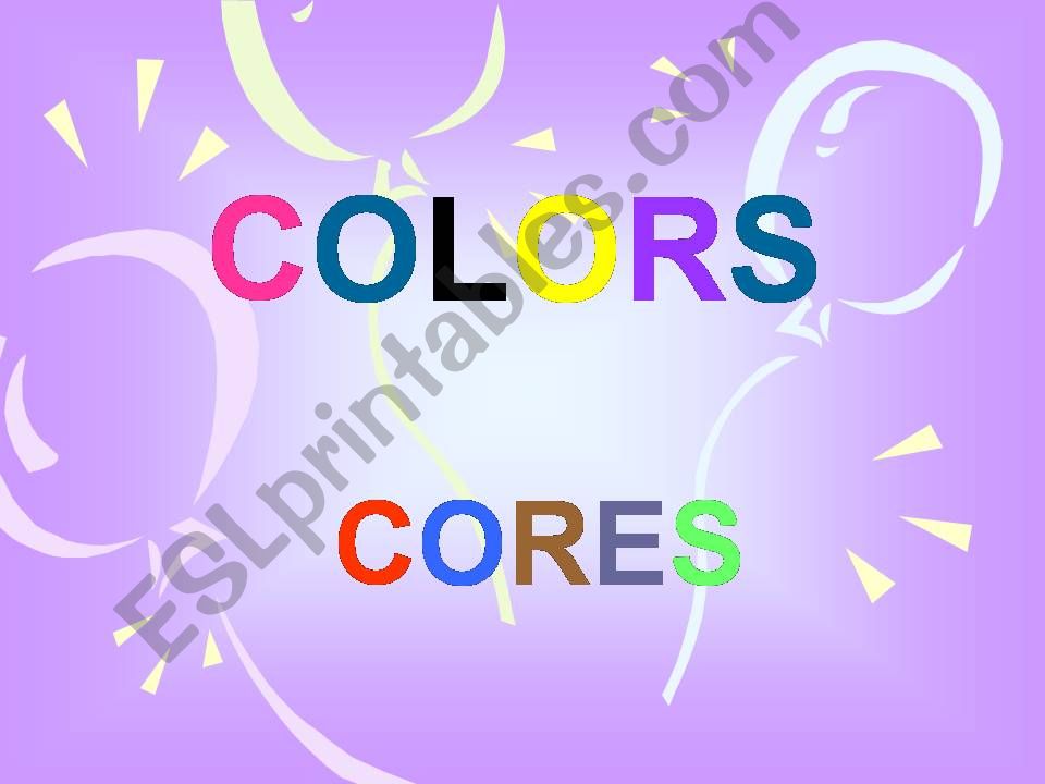 Colors kindergarten powerpoint