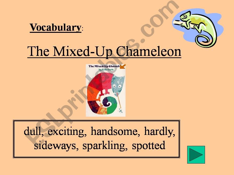 The mixed up chameleon powerpoint