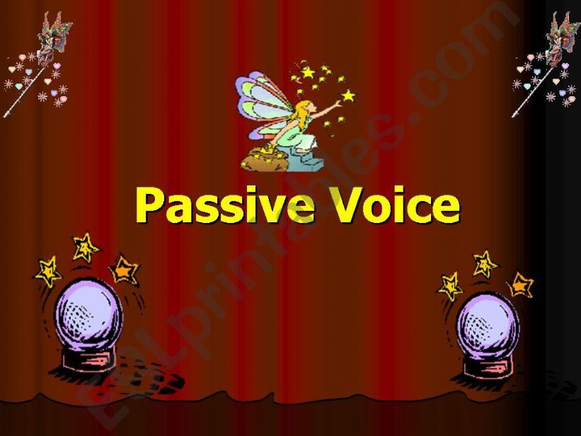 PASSIVE VOICE powerpoint