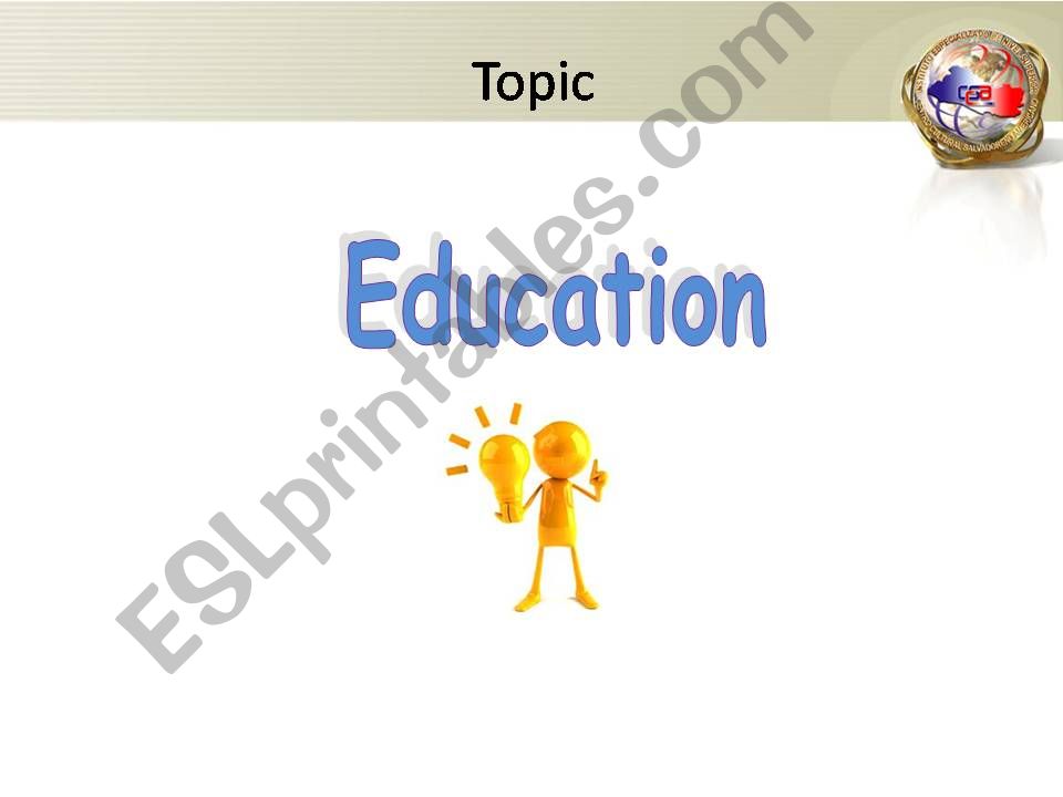 Education and Goals powerpoint