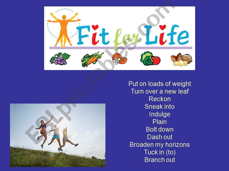Fit for life powerpoint