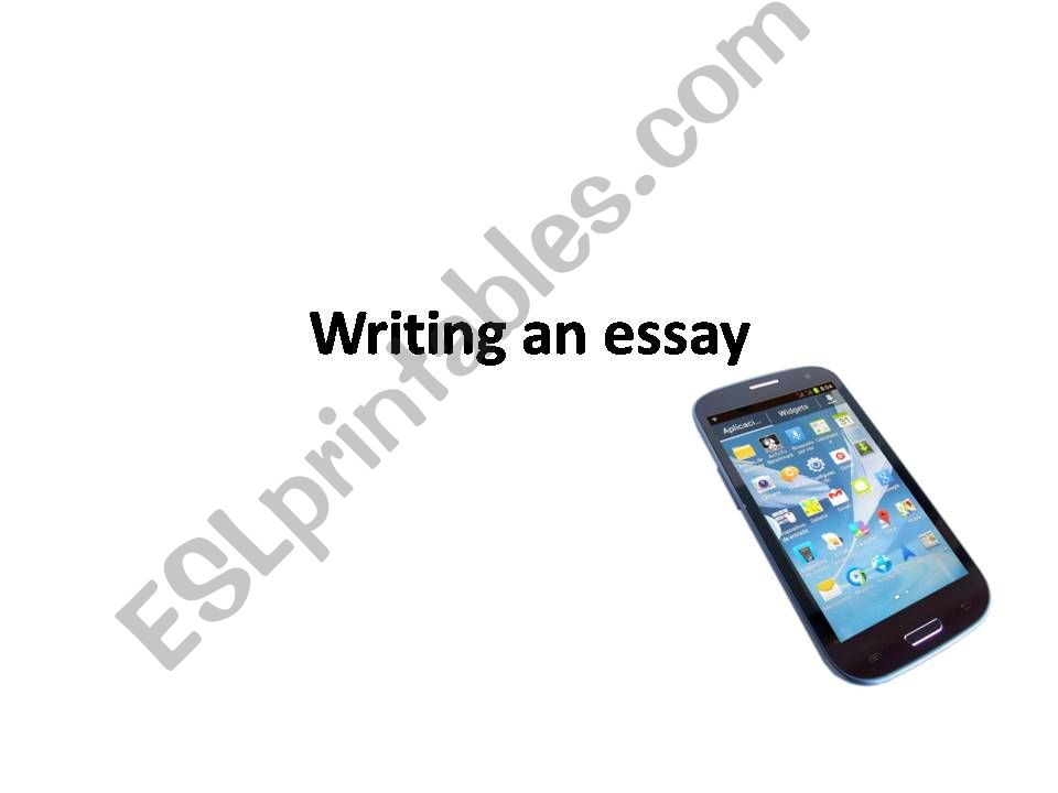 writing an essay powerpoint