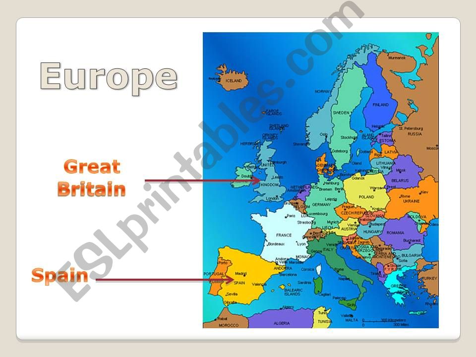 differences Spain- England powerpoint