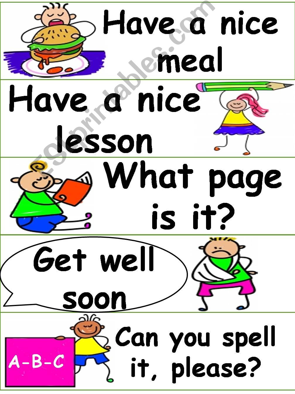 Classroom Language powerpoint