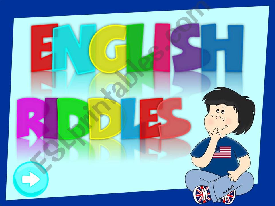 English riddles (1/2) powerpoint