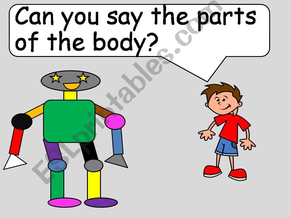 Parts of the Body powerpoint