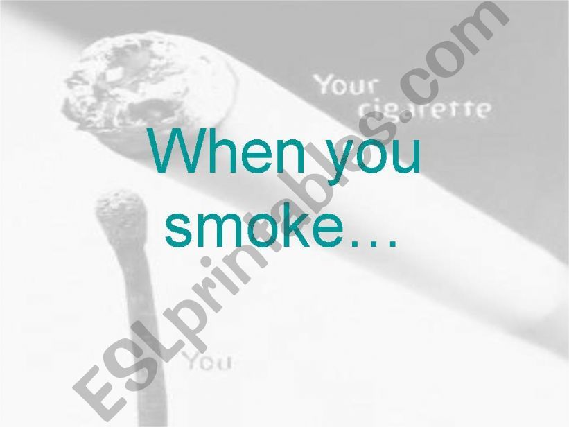 smoking effects powerpoint