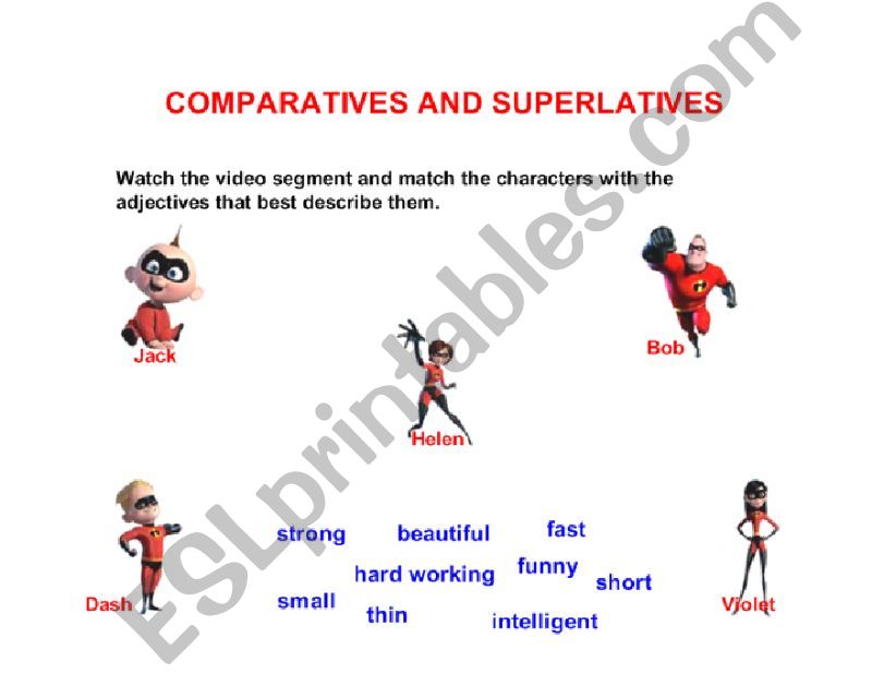 Comparatives and Superlatives powerpoint