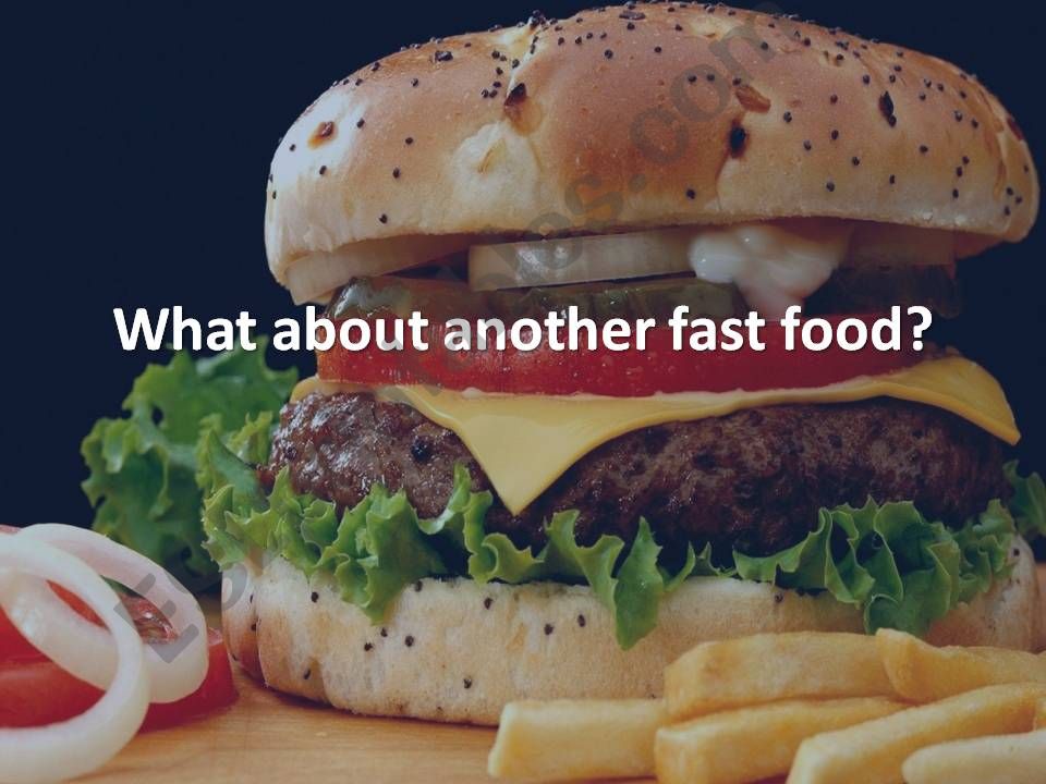 What about another fast food powerpoint