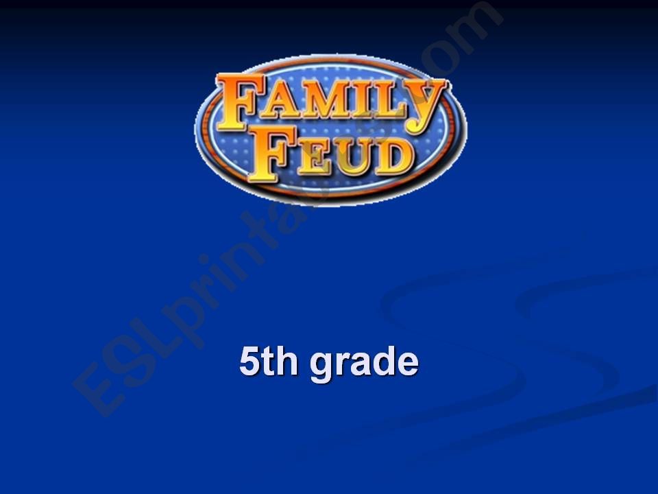 Family feud quiz show powerpoint