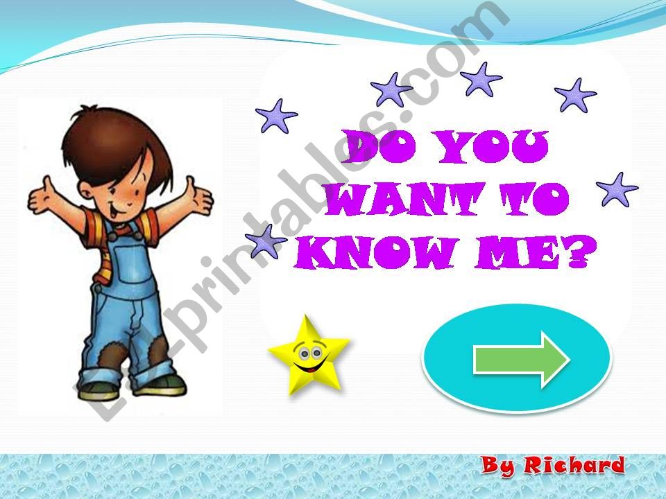 DO YOU WANT TO KNOW ME? powerpoint