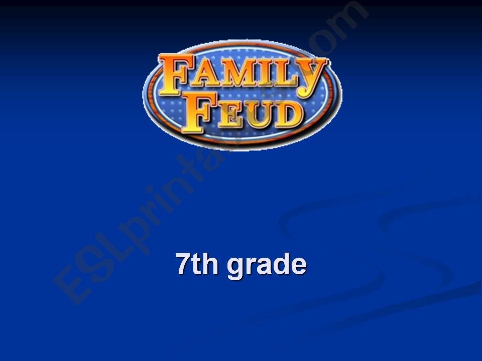 Family feud quiz show powerpoint