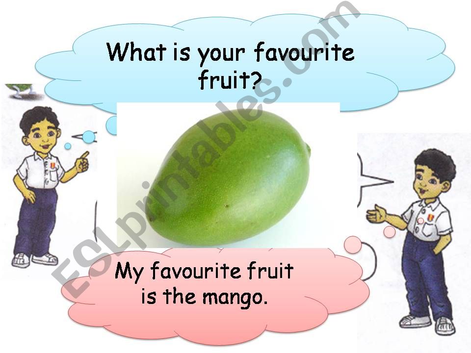 what is your favourite fruit? powerpoint