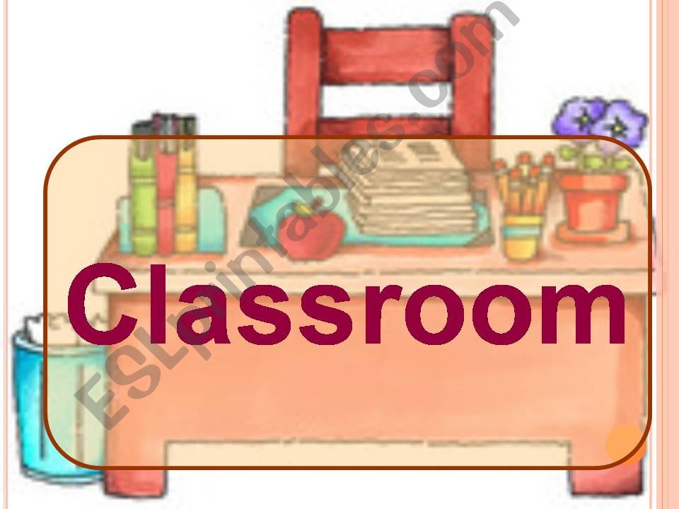 classroom objects  powerpoint