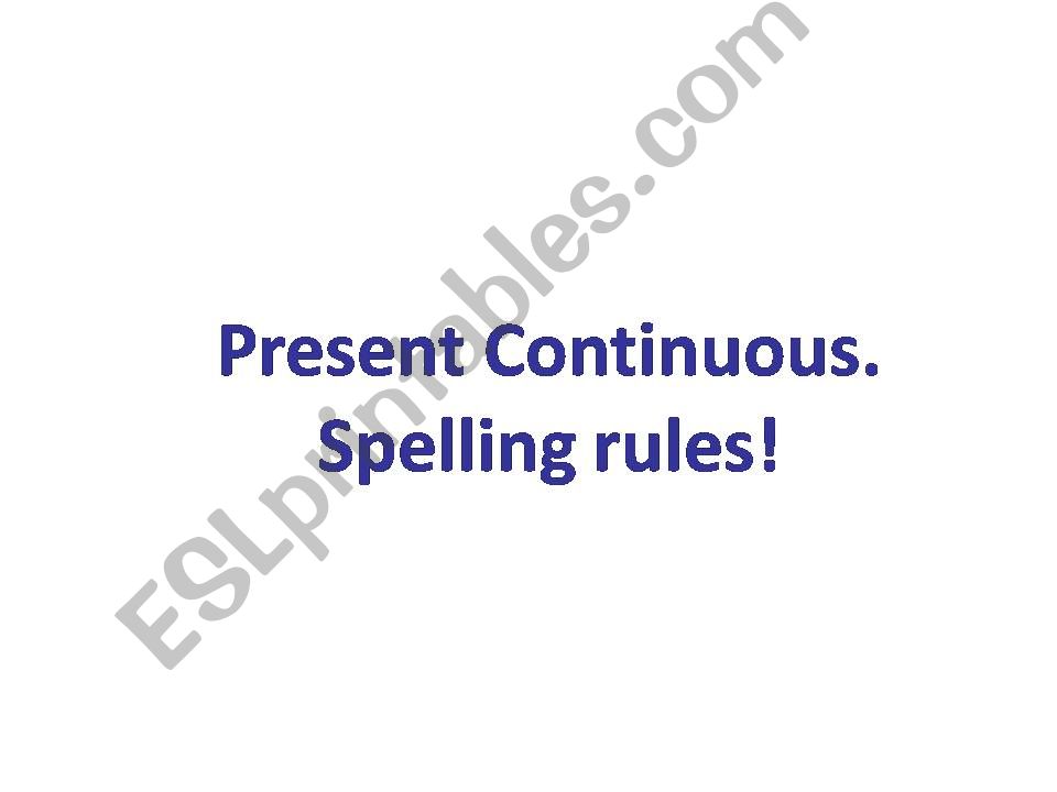 -ing forms spelling powerpoint